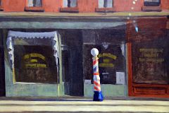 22B Early Sunday Morning - Edward Hopper 1930 Close Up Whitney Museum Of American Art New York City